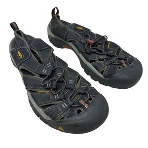 KEEN Men’s Newport Grey & Orange Closed-Toe Water‎ Hiking Shoes – Size 11